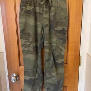 Hollister Green Cargo Pants